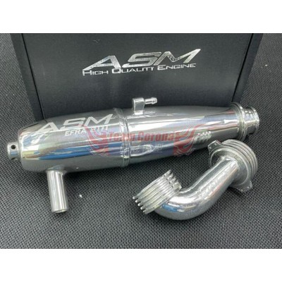Nuclear ASM 2171 1/8 On-road Exhaust pipe with 28 manifold set